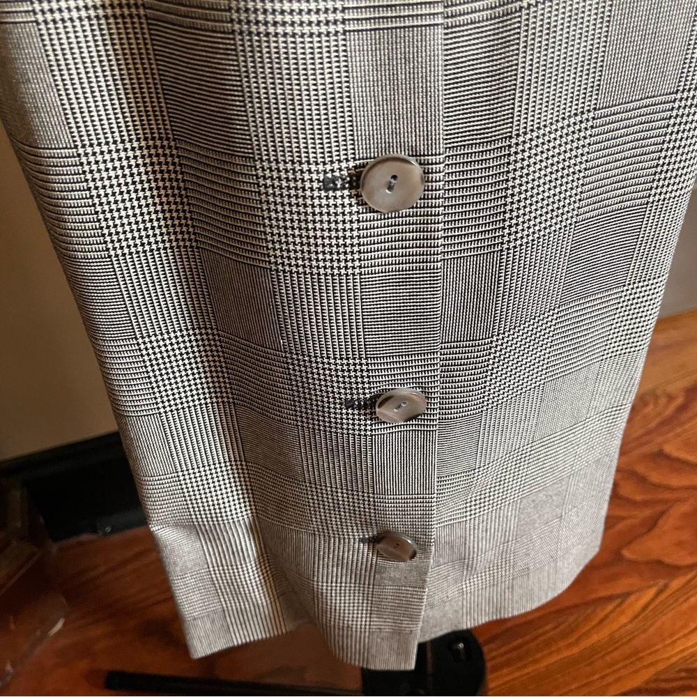 EUC Talbots Houndstooth 2P Sheath Midi Jumper - Picture 4 of 6